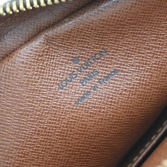 LOUIS VUITTON Danube Shoulder Bag Monogram Leather Brown France - Picture 6 of 15